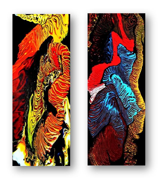 20011 Uncanny - Diptych - JoWellArt