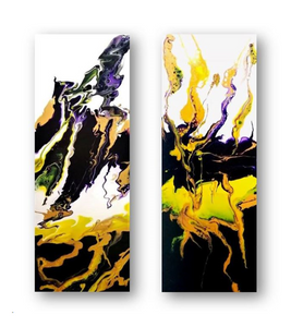 20012 Jinni - Diptych - JoWellArt