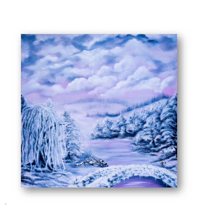 10013 Frozen Bridge - JoWellArt